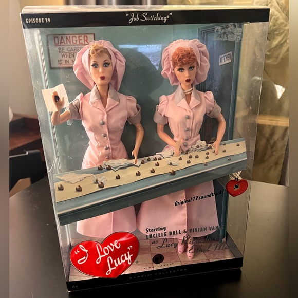 I Love Lucy Episode 39 LUCY ETHEL “JOB SWITCHING” Barbie